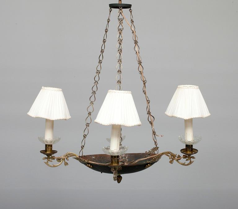 TAKAMPEL, empire stil, 1900-talets första hälft. Höjd 67 cm.