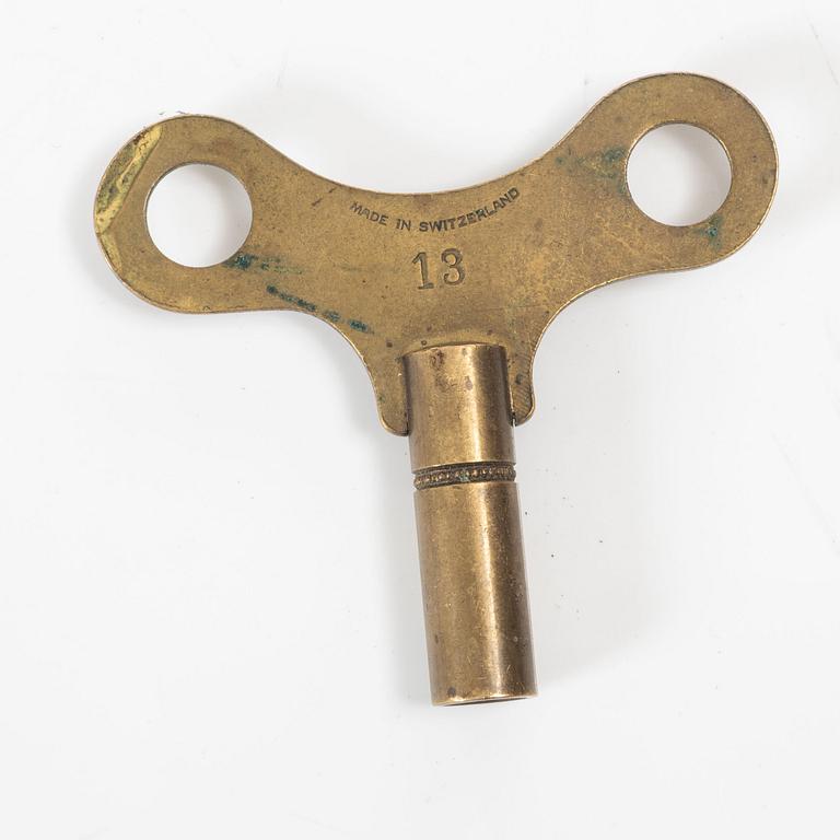 A Rococo wall clock, second half of the 18th Century.