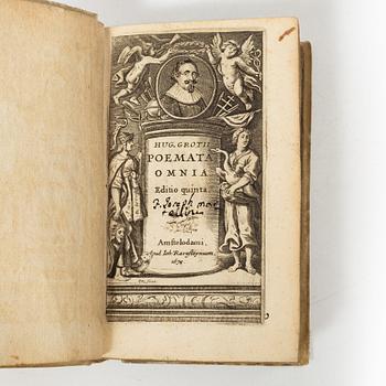 Hugo Grotius, Donau och en almanacka, 1670-1824.