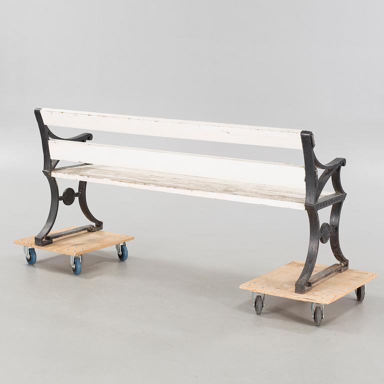 FOLKE BENSOW, trädgårdssoffa, Näfveqvarns Bruk, 1900-talets första hälft.