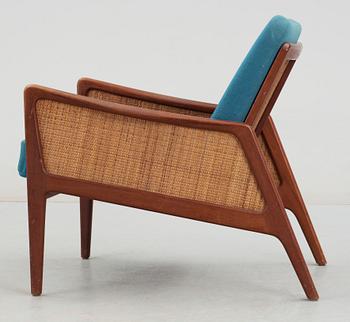 A Peter Hvidt & Orla Mölgaard  "FD 151" easy chair, France & Daverkosen, Denmark.