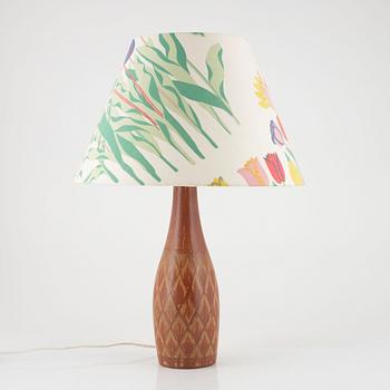 Astoneware table lamp by Gunnar Nylund, Rörstrand, Sweden.