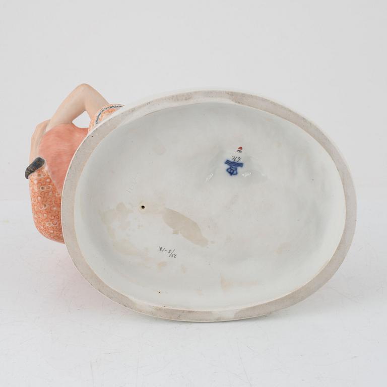 Gerhard Henning, a porcelain figurine, 'Eventyr III', Royal Copenhagen, Denmark.
