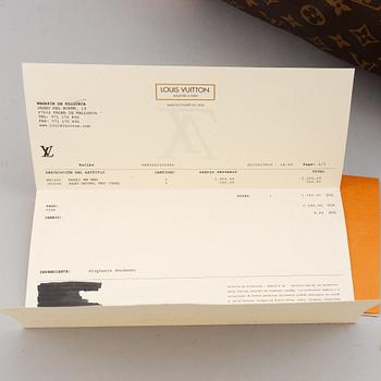 Louis Vuitton, väska, "Berri MM" samt axelrem "Animal MNG Camel".