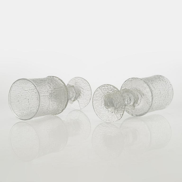 . Timo Sarpaneva, dricksglas, 13 st, "Juhlalasi" 2140, Iittala.