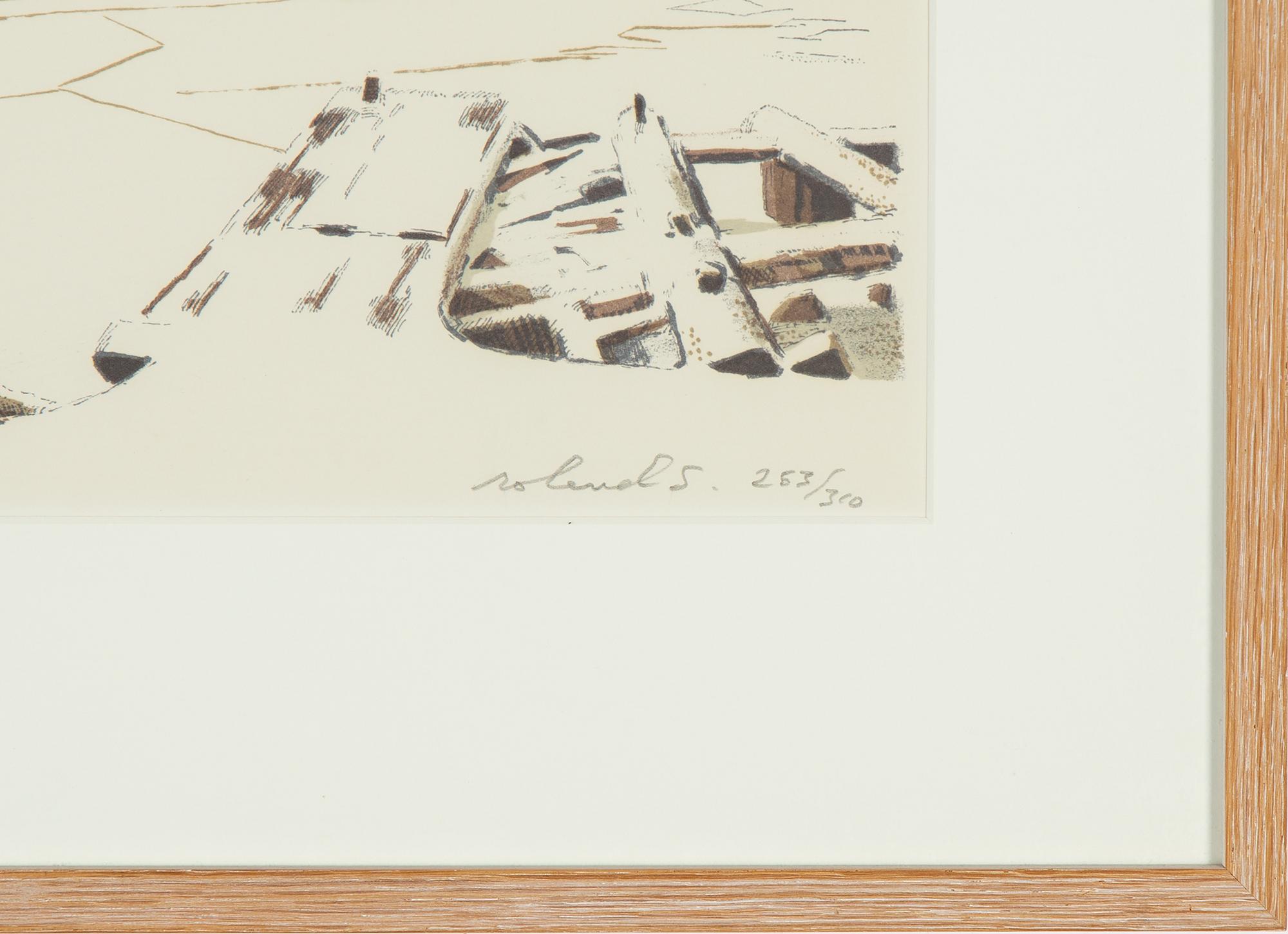 Roland Svensson, färglitografi, signerad och numrerad 263/310.