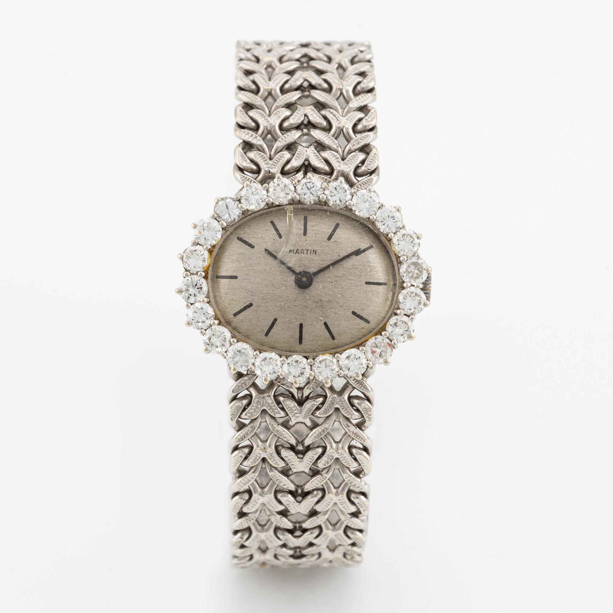 Martin, armbandsur, 27 x 23 mm.
