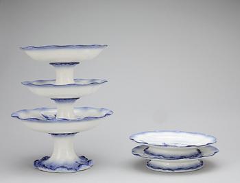 MATSERVIS, 57 delar, "Terre de fer Vermont feres", Paris, omkring 1900.