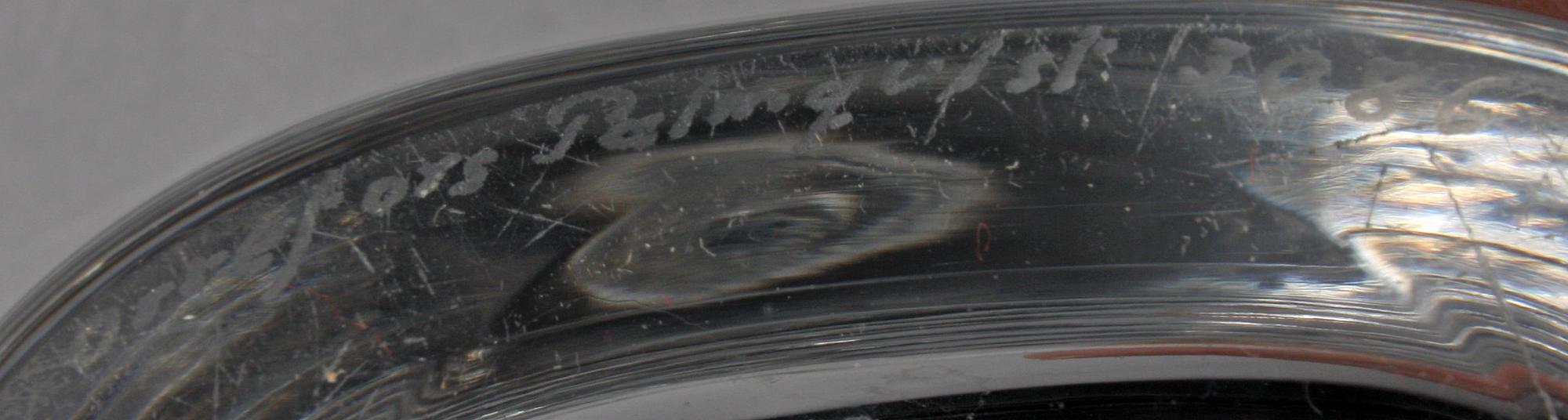 VAS, glas, Sven Palmqvist, Orrefors, sign o dat 1952.