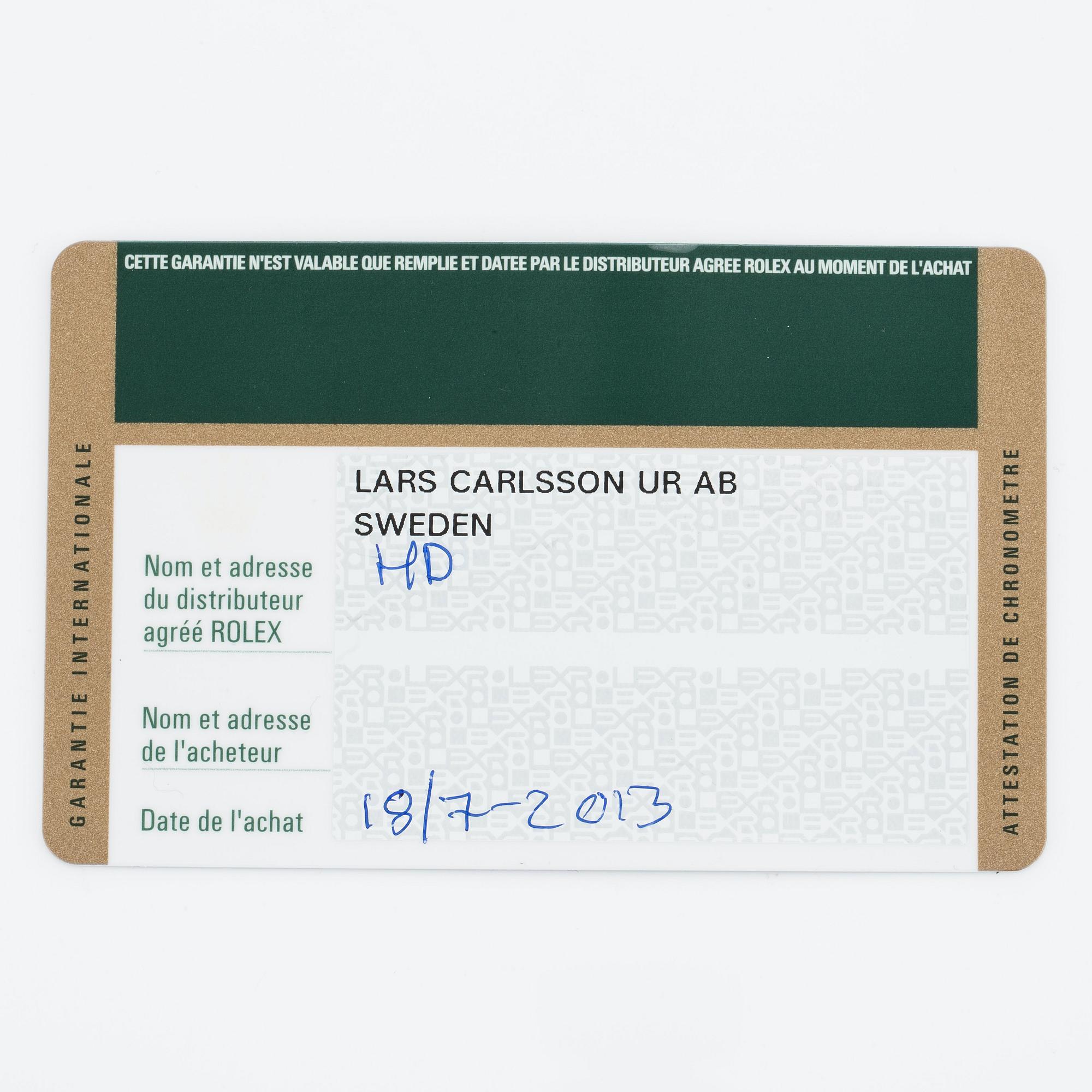 Rolex, GMT-Master II, "Batman".