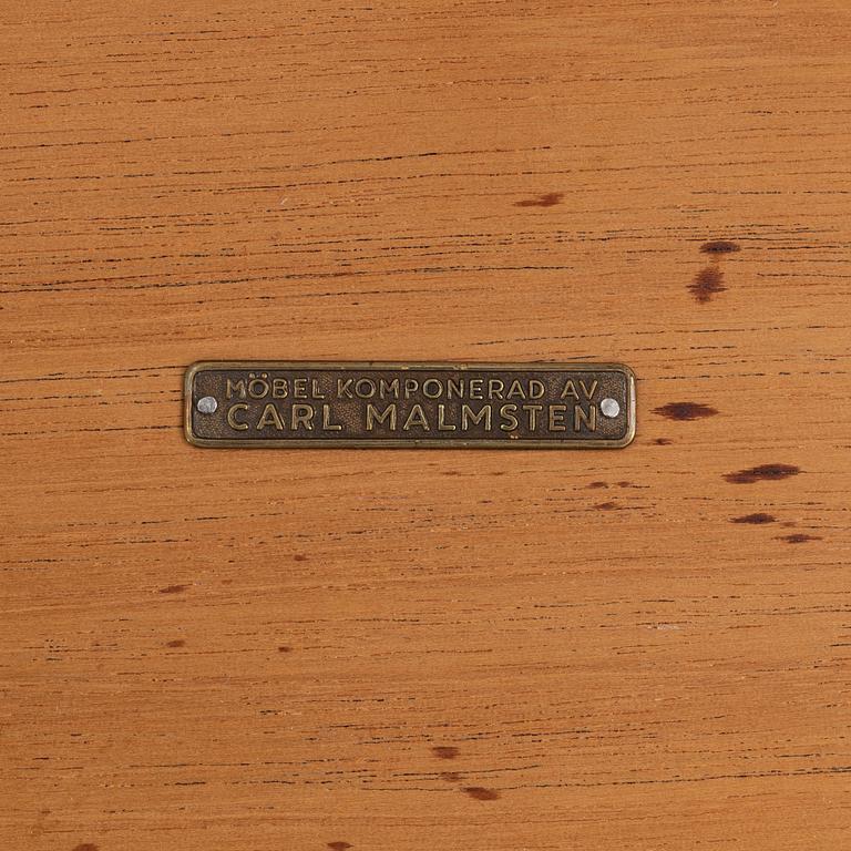 Carl Malmsten, sidobord, ett par, "Ovalen". 1900-talets slut.
