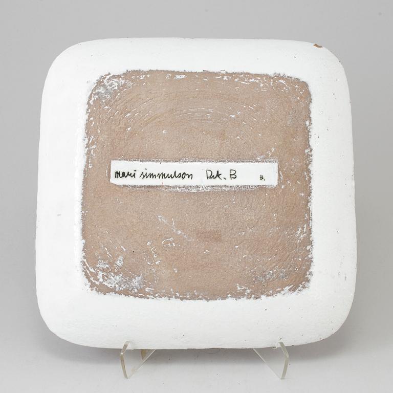 MARI SIMMULSON, fat, lergods, unikat, Upsala Ekeby.