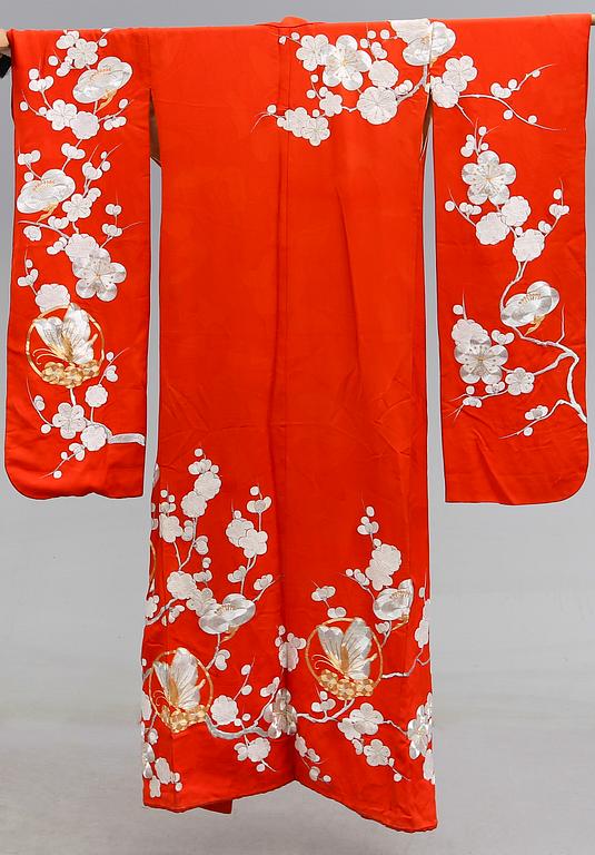 KIMONO, Japan, 1900-talets andra hälft.