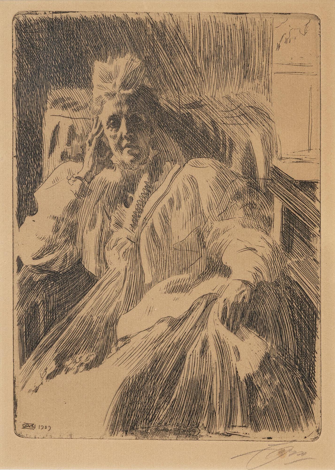 Anders Zorn, "Änkedrottning Sophia".