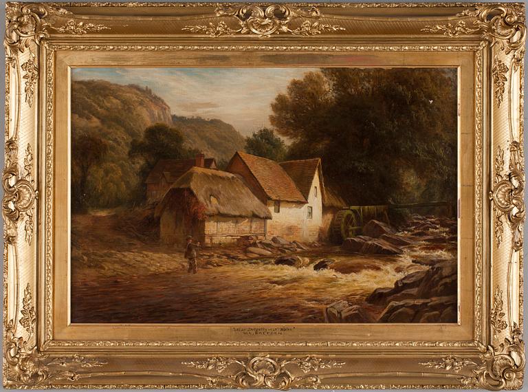 WALTER LAWRENCE BREEDEN, olja på duk, sign. England sent 1800-tal.