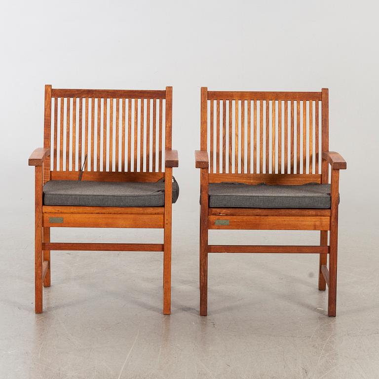 A pair of Danish Trip Trap armchairs.