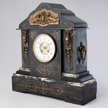 A Japy Frères mantel clock, late 19th Century.