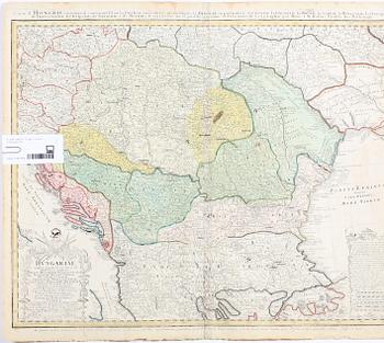 KARTA, "Ungern", Homan, 1700-talets mitt.