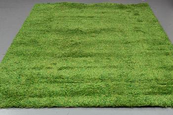 GUNILLA LAGERHEM ULLBERG, MATTA, "Moss Green 11", handtuftad rya, ca 347 x 198 cm, Kasthall 1998.