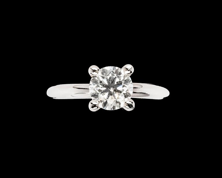 RING, brilliat cut diamond, 1.50 ct.