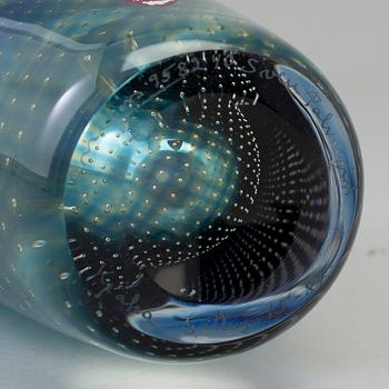 SVEN PALMQVIST, a Swedish crystal "Kraka" vase, Orrefors, signed and numbered 958249 and 17-87,