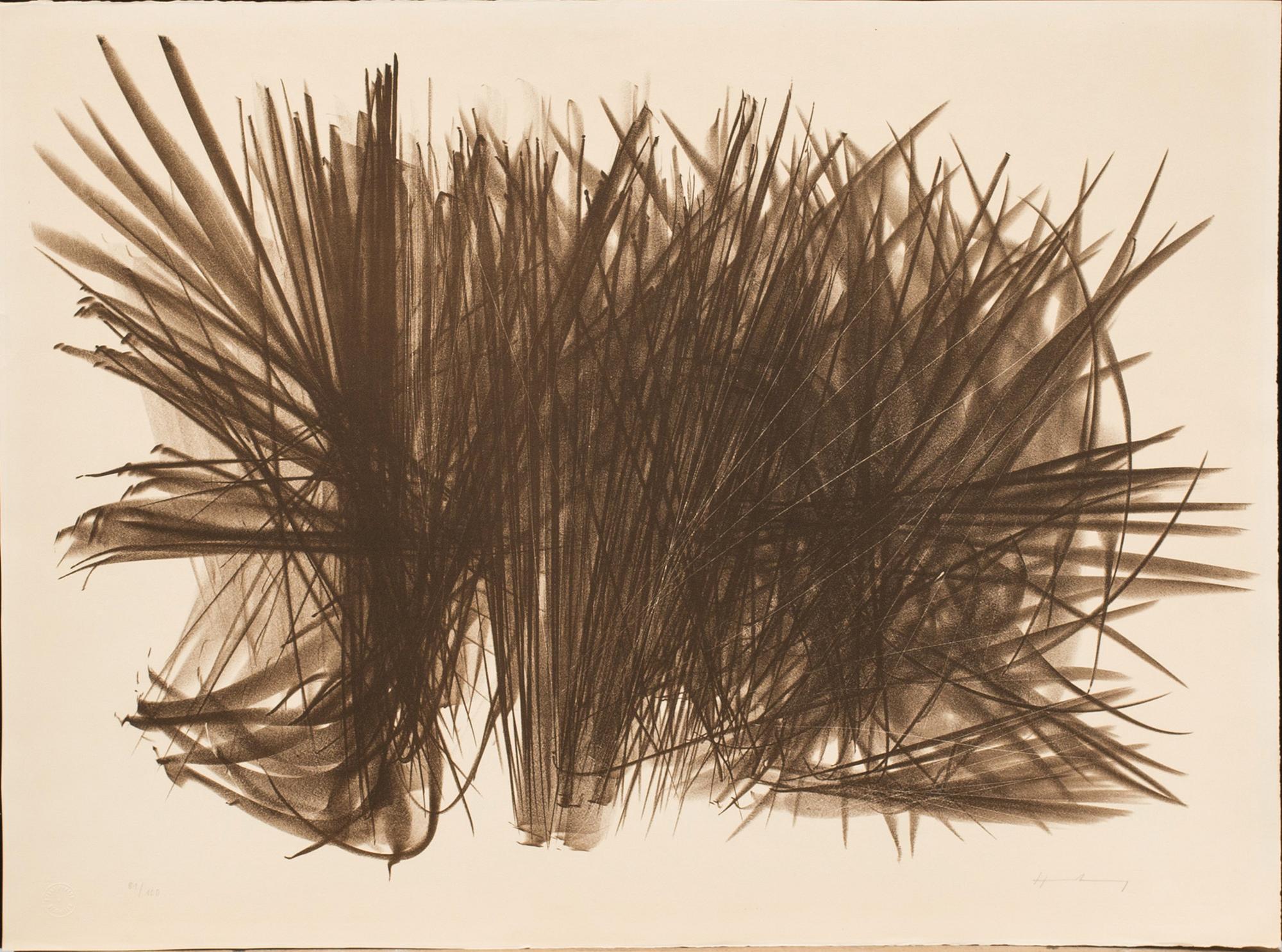 HANS HARTUNG, lithographe, signed and numbered 81/100.
