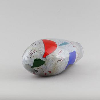 JAN-ERIK RITZMAN, a glass object, signed.