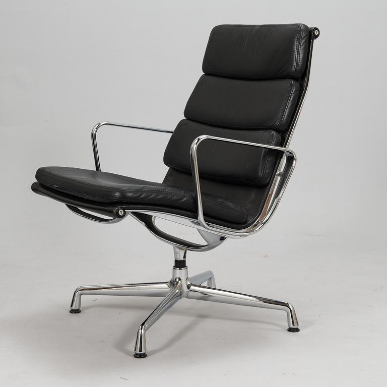 CHARLES AND RAY EAMES, A 'EA 216 Soft Pad Chair' for Vitra.