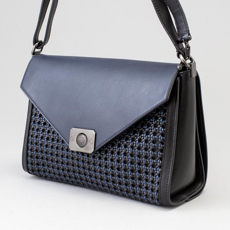 MULBERRY, a calf leather 'Delphine' sholder bag with reversible flap.