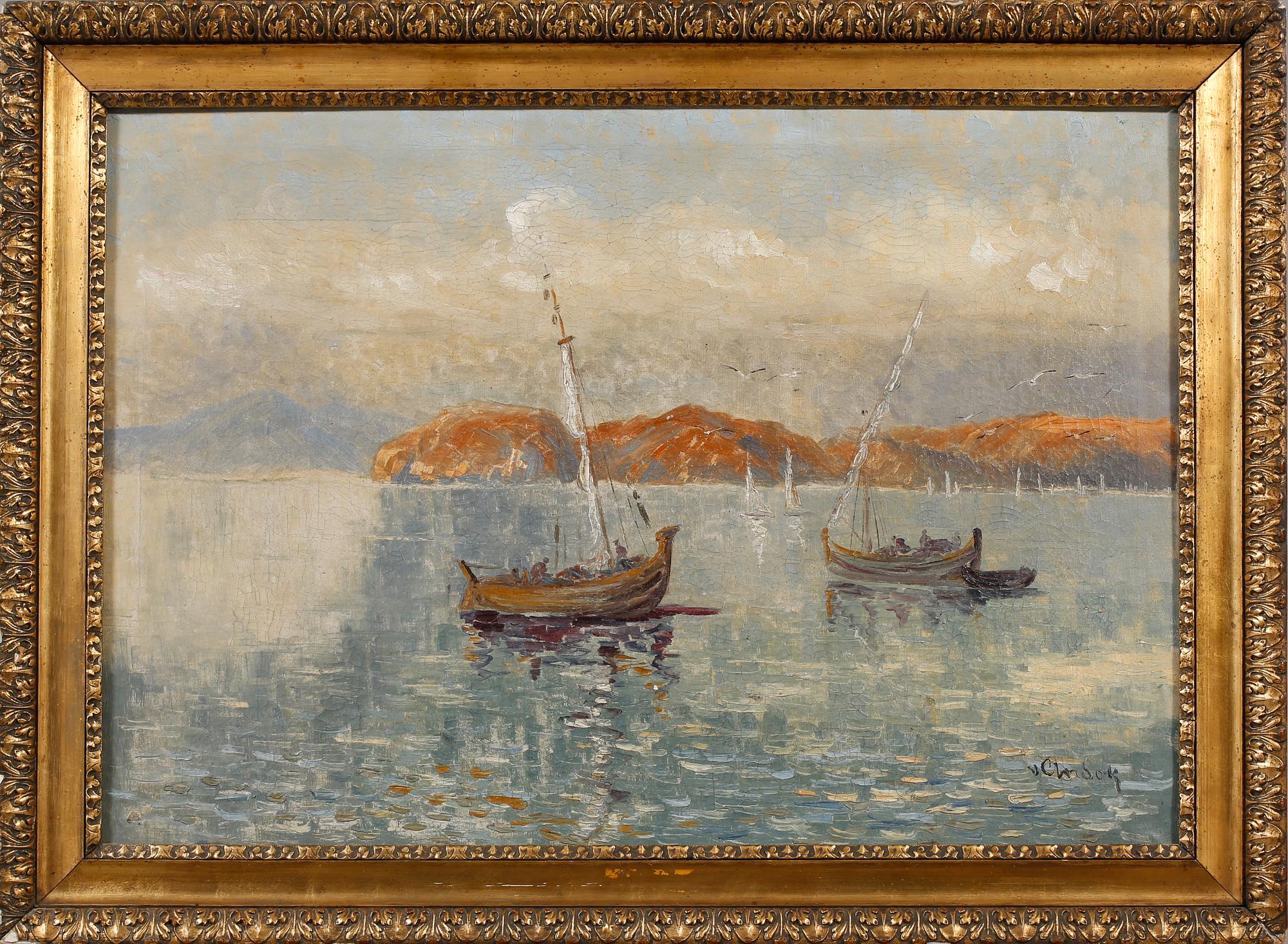 VASSYL KHMELUK, olja på duk, signerad.