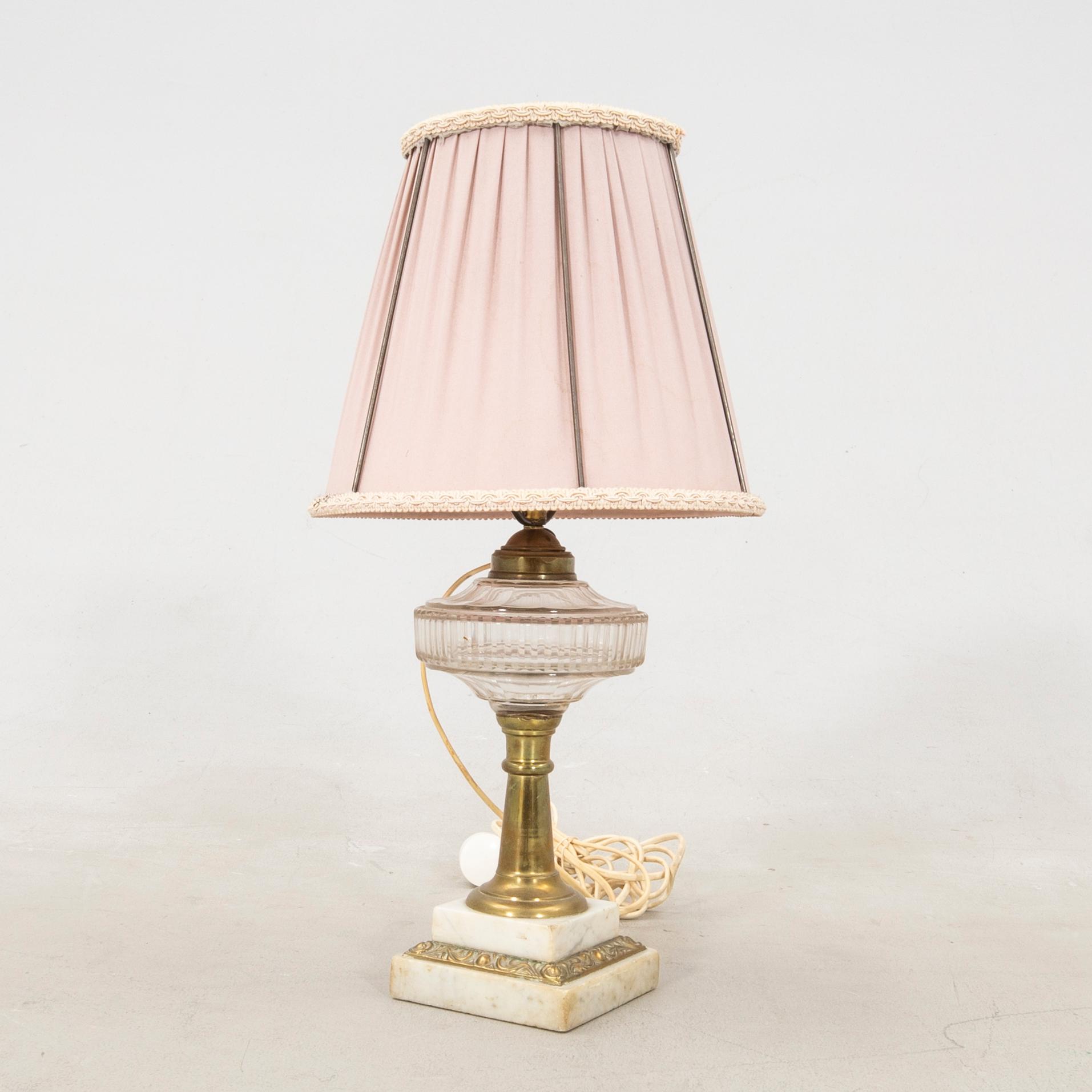 Table lamp, first half of the 20th century.