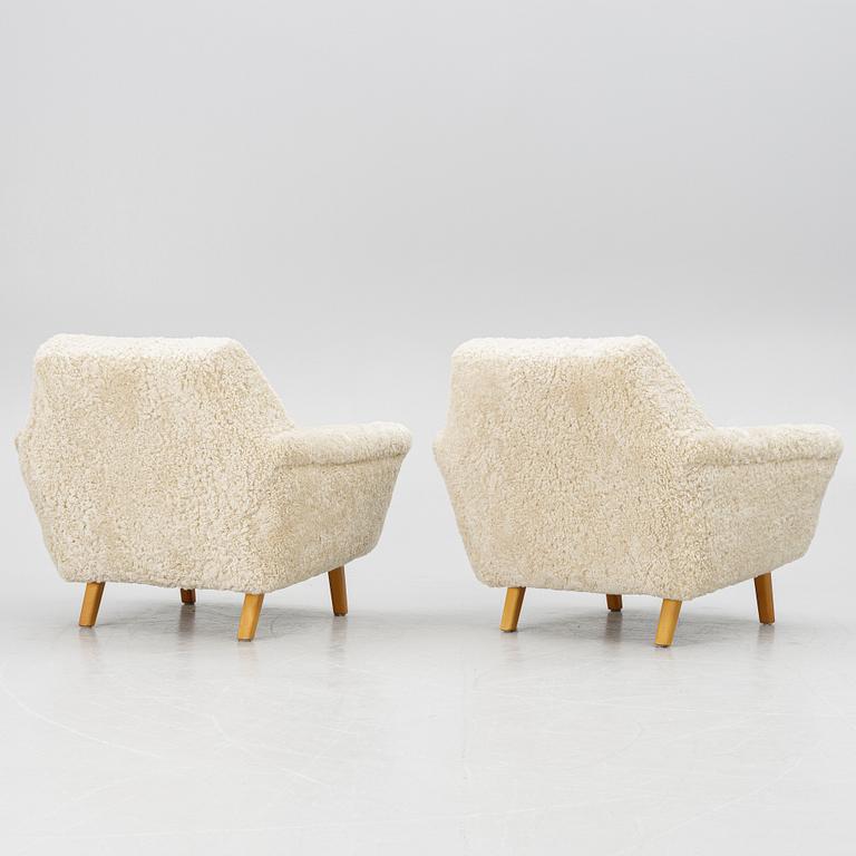 Fåtöljer, ett par, 1900-talet andra hälft.