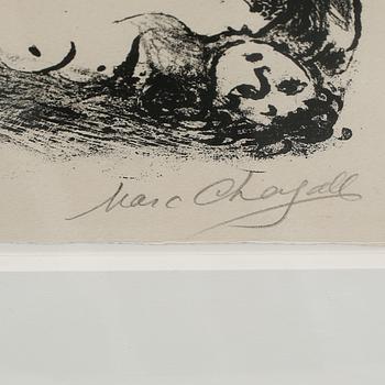 MARC CHAGALL, litografi, signerad och numrerad 14/75.