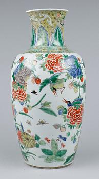 VAS, porslin, Kangxistil, Kina 1800-tal.
