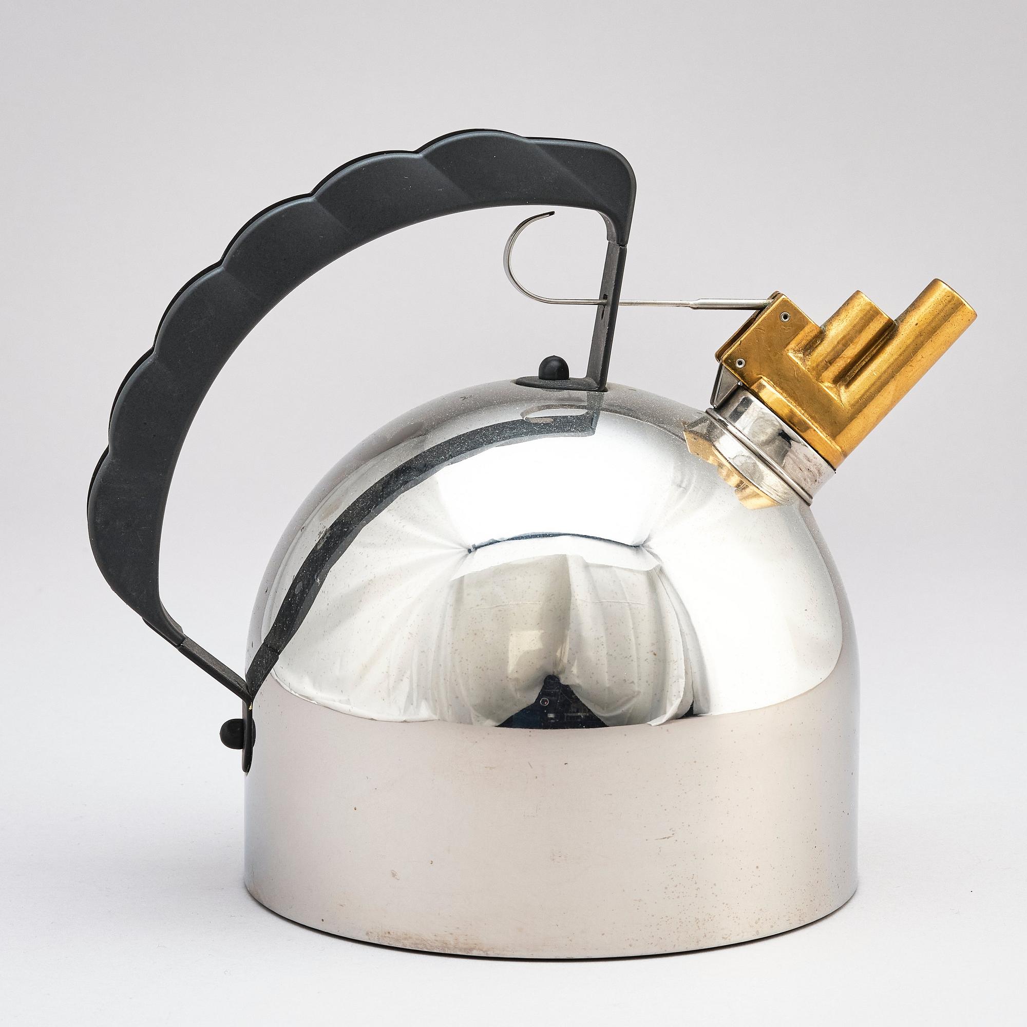 Richard Sapper, & Carsten Jörgensen, a water- and tea boiler, Alessi and Bodum, late 20th century.