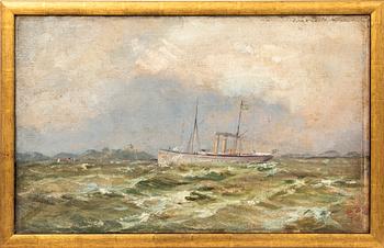Unknown artist, Ship at sea.