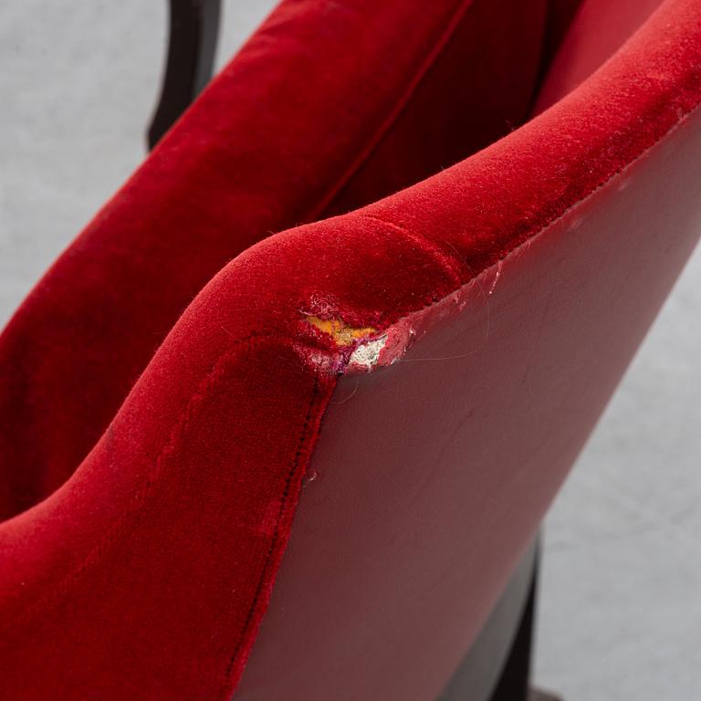 A Carl Malmsten 'Konsert' chair from Nordiska Kompaniet, circa 1926.