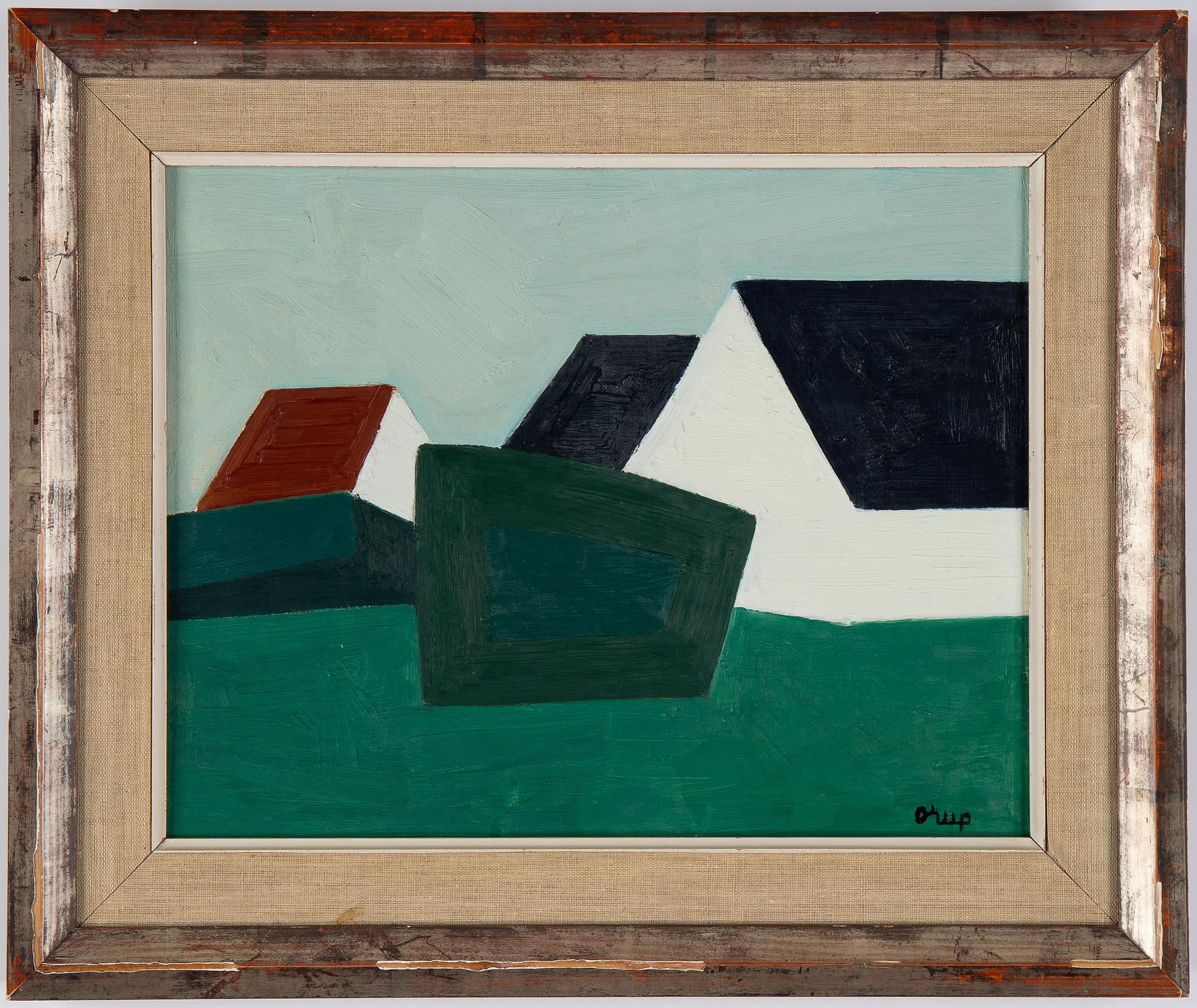 Bengt Orup, olja på duk, signerad.