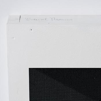 Dennis Loesch, screenprit on panel, unique. Signed and dated 2005 on verso.