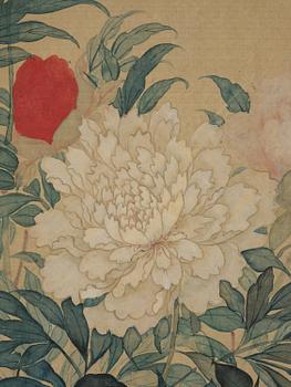 Qian Weicheng, efter, "Blommor". Sen Qingdynasti/1900-tal.