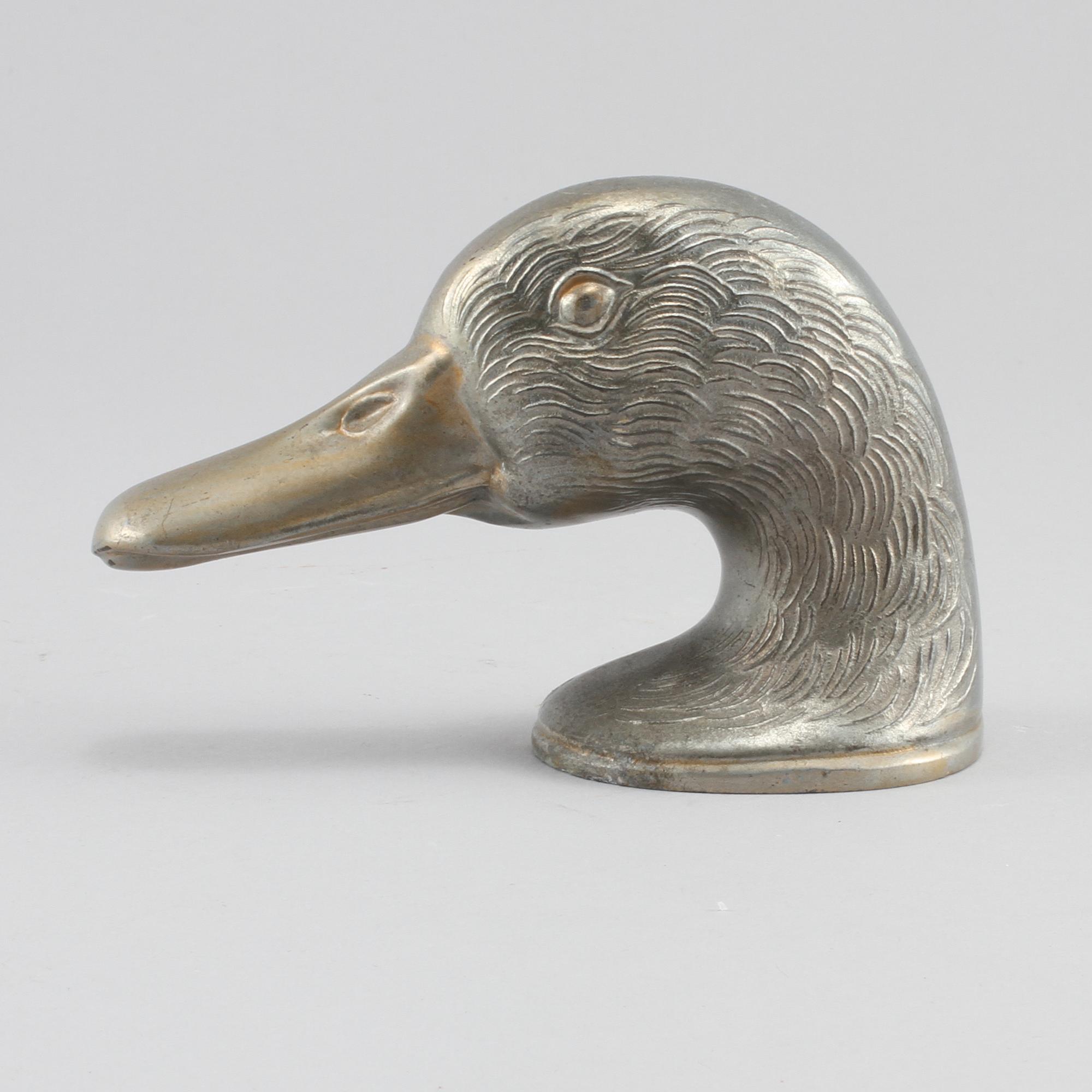 FLASKÖPPNARE, metall, "Ducky", Paris, 1900-talets andra hälft.