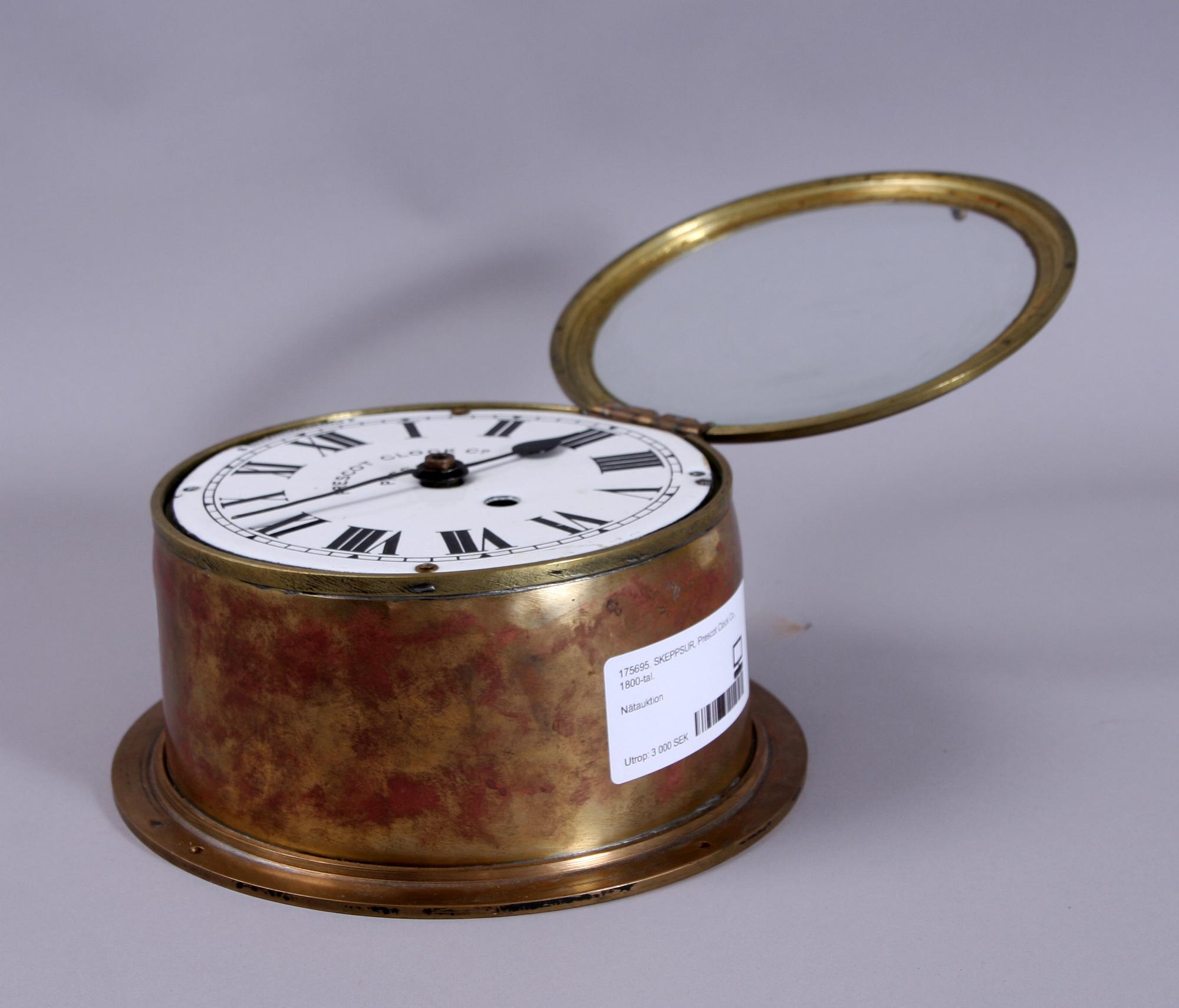 SKEPPSUR, Prescot Clock Co., 1800-tal.