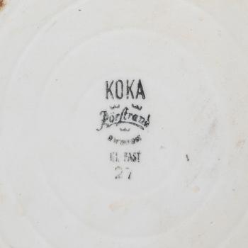 Hertha Bengtson, 65-piece service, "Koka", Rörstrand.