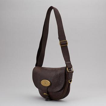 MULBERRY, a brown leather handbag.