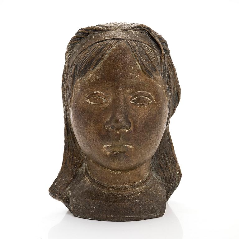 Viljo Mäkinen, A girl's head.