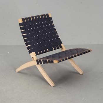 FÄLLSTOL, "Cuba" Morten Gøttler, brickmärkt Poul Jeppesen.