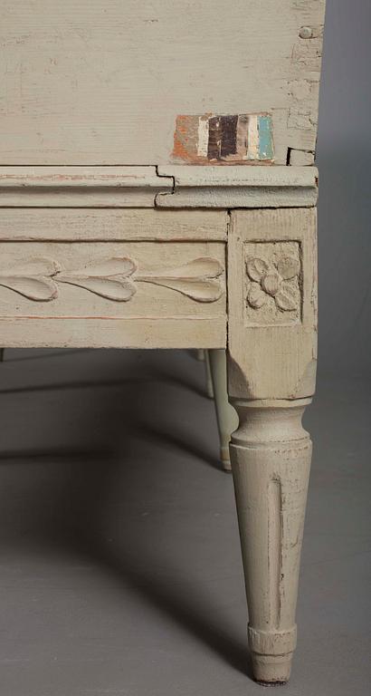 TRÅGSOFFA, gustaviansk, 1700-tal.