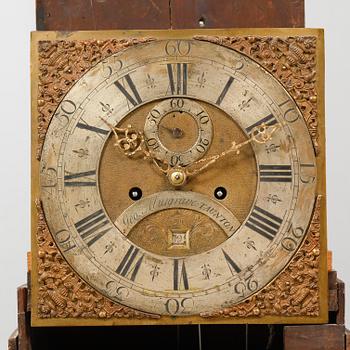 A grandfather clock from Taunton in England, early 19th century.