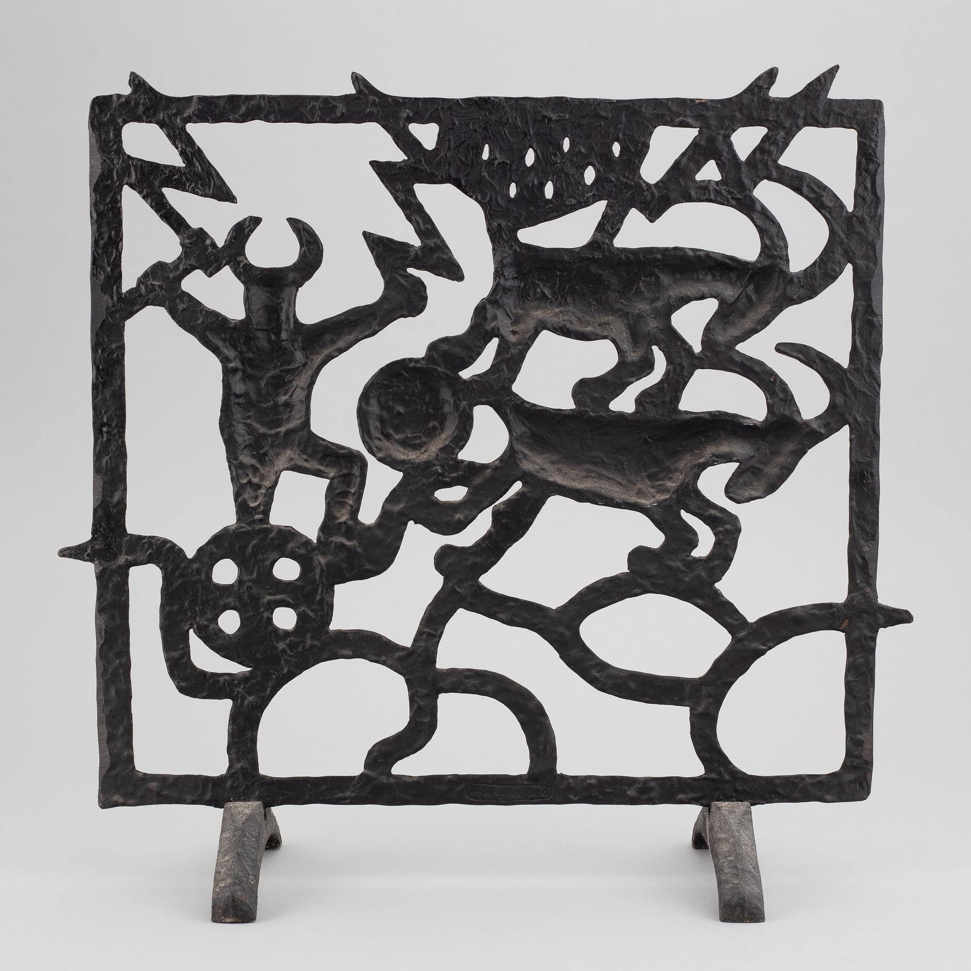 Olle Hermansson, Fire fender, cast iron, Huskvarna.