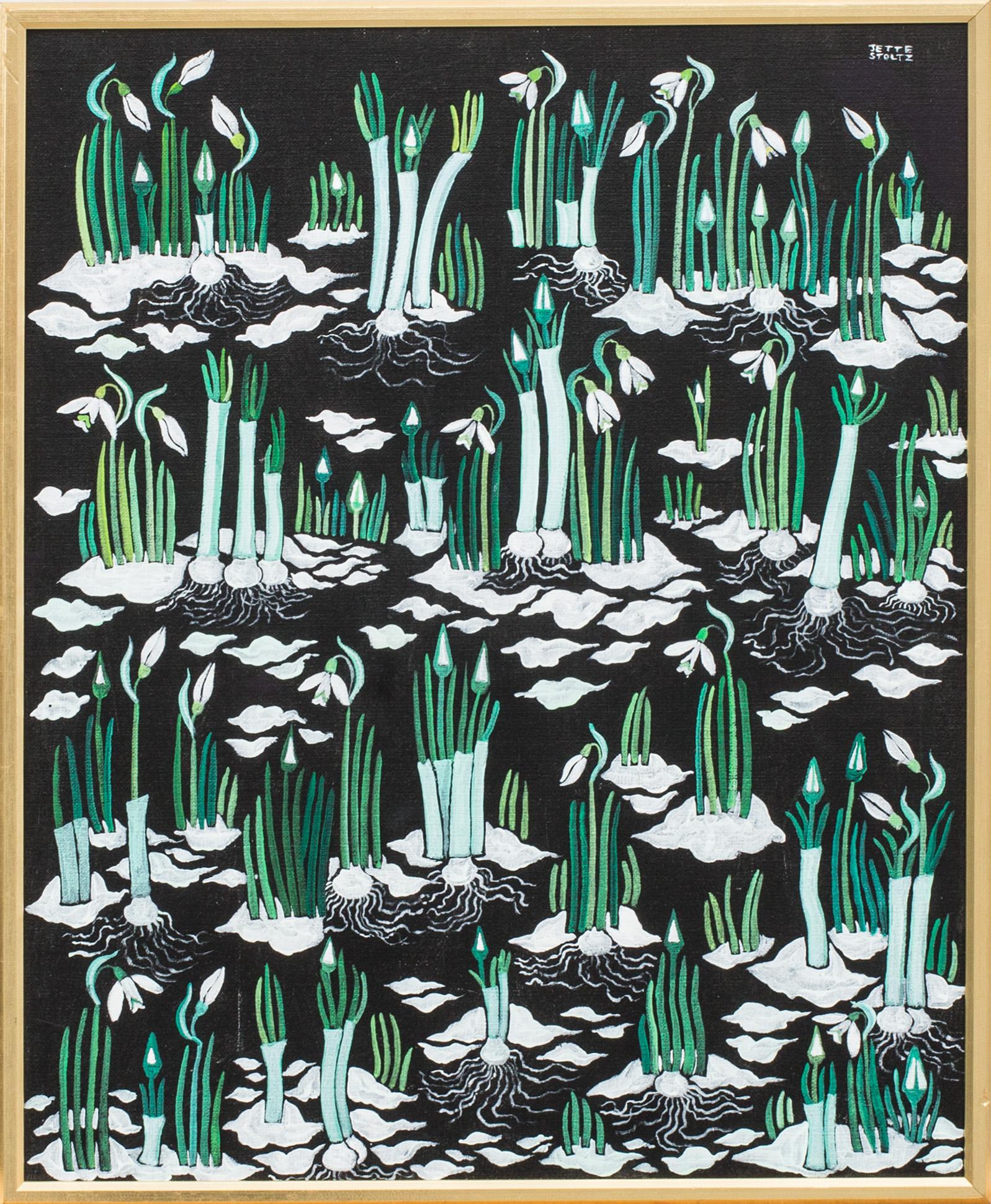 JETTE STOLTZ, olja på duk, signerad a tergo märkt 1983.